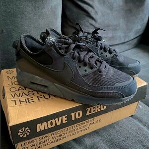 *NEW* Nike Air Max Terrascape 90 Sneakers - Black/Dark Grey-Lime Ice - NIB